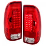 1997 Ford F150 Red LED Tail Lights
