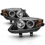 BMW Z4 2003-2008 Black Halo HID Projector Headlights