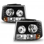 2005 Chevy Tahoe Black Headlights and Bumper Lights Conversion with LED
