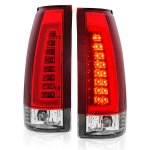 1994 Chevy Blazer Red Tube LED Tail Lights 1994 Chevy Blazer Red Tube LED Tail Lights
