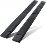 2025 Ford Bronco 4-Door Running Boards Black 6 Inches