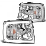2009 Chevy Silverado LED DRL Headlights