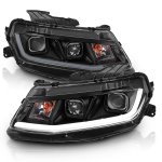 2018 Chevy Camaro Black LED DRL Projector Headlights