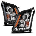 Cadillac SRX 2010-2016 Black LED DRL Projector Headlights Cadillac SRX 2010-2016 Black LED DRL Projector Headlights