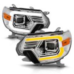 2013 Toyota Tacoma LED DRL Projector Headlights Switchback Signal