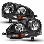 VW Jetta Sedan 2006-2010 Black Headlights VW Jetta Sedan 2006-2010 Black Headlights