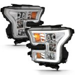 2015 Ford F150 Projector Headlights LED DRL Side Marker