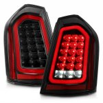 Chrysler 300 2011-2014 Black Full LED Tail Lights Sequential Signals
