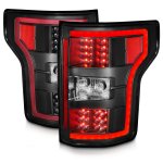2019 Ford F150 Black LED Tail Lights Tube