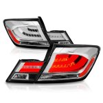 Honda Civic Sedan 2013-2015 Chrome Tube LED Tail Lights