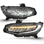 2020 Honda Civic Sedan Full LED Headlights DRL Sequential Signals