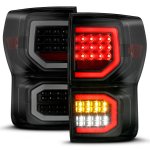 2011 Toyota Tundra Black Smoked Tube Full LED Tail Lights