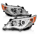 2013 Toyota Camry Halo Projector Headlights LED DRL