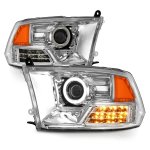 2011 Dodge Ram Projector Headlights LED Halo Signals
