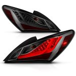 Hyundai Genesis Coupe 2010-2016 Smoked LED Tail Lights
