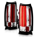 2019 Chevy Suburban Chrome LED Tail Lights Redline