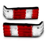1989 Mercedes Benz S Class Custom Tail Lights Red and Clear
