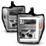 Ford F350 Super Duty 2008-2010 Projector Headlights LED DRL Facelift