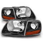 2002 Ford F150 Black Headlights Corner Lights