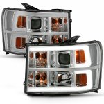 2009 GMC Sierra Projector Headlights DRL