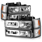 Chevy Suburban 1994-1999 Headlights Bumper Lights DRL