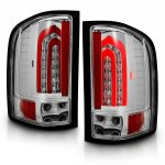 2012 Chevy Silverado 3500HD Chrome LED Tail Lights