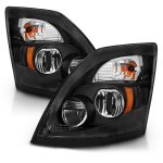 Volvo VNM 2004-2017 Black LED Headlights