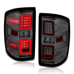 2015 Chevy Silverado 3500HD Smoked LED Tail Lights RR DRL
