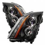 Cadillac CTS 2008-2014 Black Projector Headlights Cadillac CTS 2008-2014 Black Projector Headlights