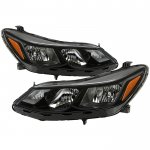 Chevy Cruze LS 2016-2019 Black Headlights
