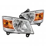 Dodge Grand Caravan 2008-2010 Headlights Chrome