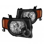 Ford Escape 2008-2012 Black Headlights