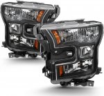 2015 Ford F150 Headlights Black