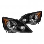 2009 Honda CRV Black Headlights