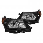 Subaru Forester 2009-2013 Black Euro Headlights