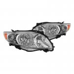 Toyota Corolla 2009-2010 Headlights Chrome
