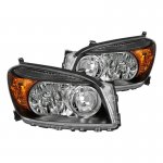 Toyota RAV4 2006-2008 Black Headlights