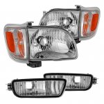 Toyota Tacoma 2001-2004 Headlights Corner Bumper Lights Set
