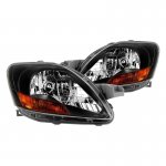 Toyota Yaris 2007-2011 Black Headlights