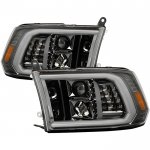 2018 Dodge Ram 2500 Black Projector Headlights LED DRL Signals 2018 Dodge Ram 2500 Black Projector Headlights LED DRL Signals