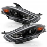 Dodge Dart 2013-2016 Black HID Projector Headlights Dodge Dart 2013-2016 Black HID Projector Headlights