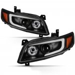 Infiniti FX45 2003-2008 Black Projector Headlights LED DRL Signals