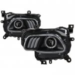 2019 Jeep Cherokee Black Projector Headlights LED Halo
