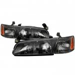 Toyota Camry 1997-1999 Black Headlights Corner Lights