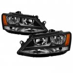 VW Jetta 2011-2018 Black Euro Headlights VW Jetta 2011-2018 Black Euro Headlights