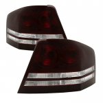 Dodge Avenger 2008-2010 Red Smoked Tail Lights