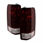 Dodge Nitro 2007-2011 Red Smoked Tail Lights
