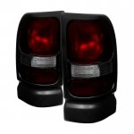 2000 Dodge Ram 2500 Red Smoked Tail Lights