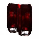 1996 Ford Bronco Red Smoked Tail Lights
