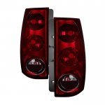 2012 GMC Yukon XL Red Smoked Tail Lights